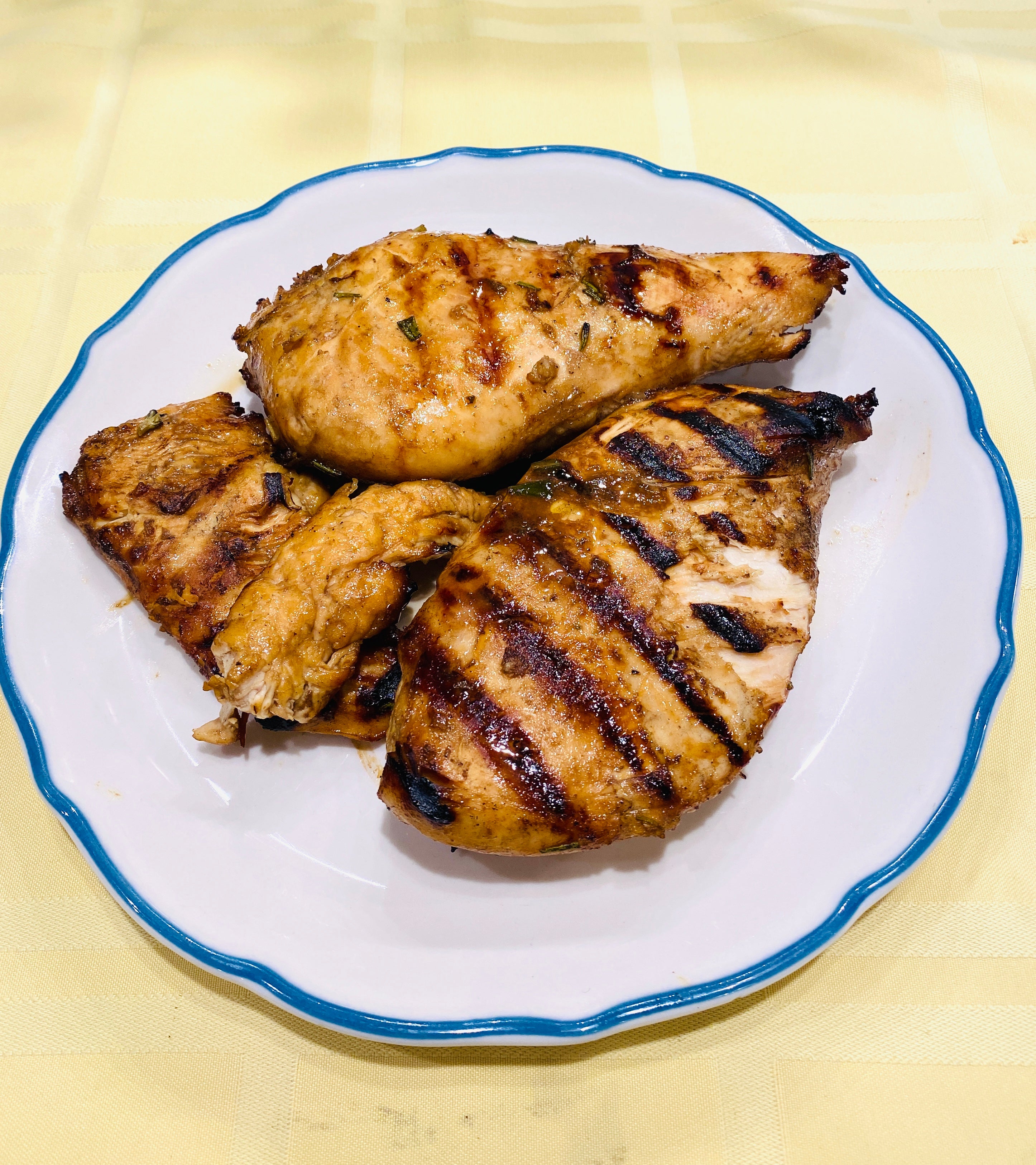 Grilled Chicken with Balsamic Rosemary Marinade
