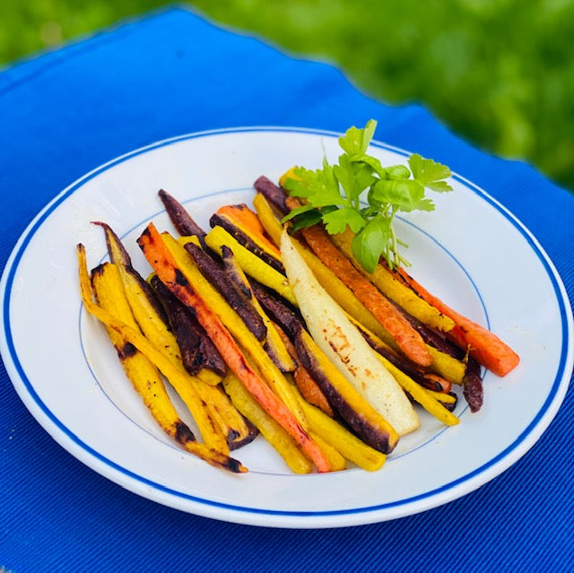 Roasted Rainbow Carrots